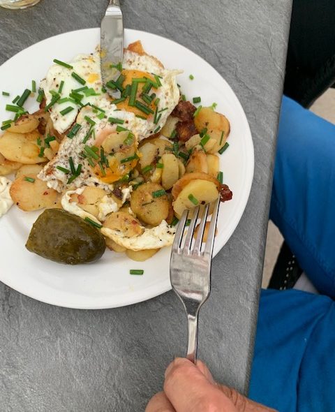 Bratkartoffelfahrt auf der Hausstrecke