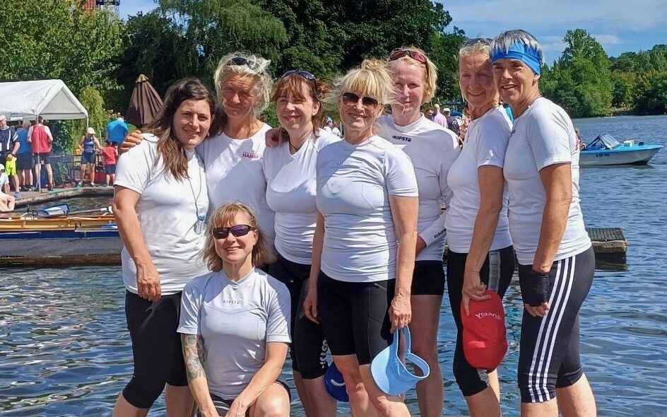 Sieben HANSA-Frauen bei der 25. Müggelseeachterregatta